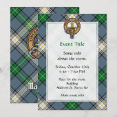 マクドウォール氏族の紋章（クラン・マクドウォール・クレスト） 招待状 (正面/裏面)