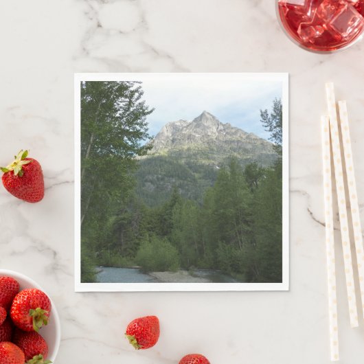 マクドナルドクリークアットグレイシャナショナルパーク スタンダードランチョンナプキン (インサイチュ)