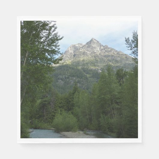 マクドナルドクリークアットグレイシャナショナルパーク スタンダードランチョンナプキン (正面)