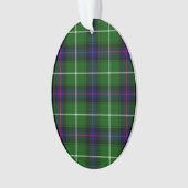 マクドナルドタータンチェックグリーンブループレイド オーナメント (正面)