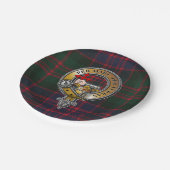 マクドナルドタータンチェック&バッジ ペーパープレート (アングル)