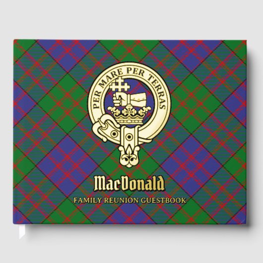 マクドナルドファミリー懇親会 ゲストブック (正面)