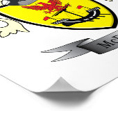 マクドナルド家紋コートオブアームズ ポスター (角)