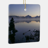 マクドナルド湖アットサンライズI セラミックオーナメント (右)
