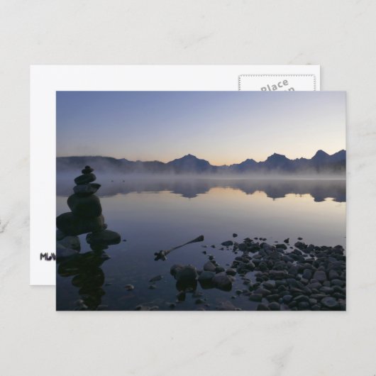 マクドナルド湖アットサンライズI ポストカード (正面/裏面)