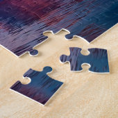 マクドナルド湖氷河公園。クリスマスグリーティング ジグソーパズル (側面)