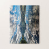 マクドナルド湖氷河公園。 ジグソーパズル (縦)