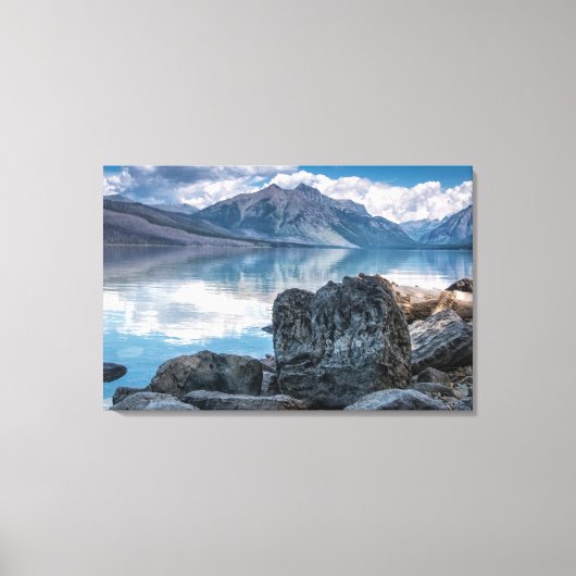 マクドナルド湖 キャンバスプリント (正面)