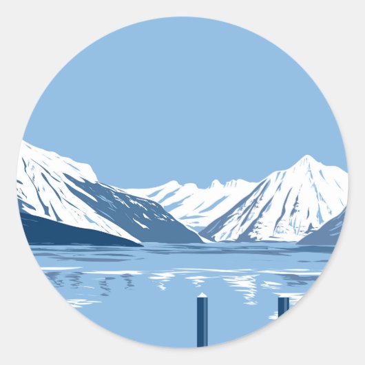 マクドナルド湖 ラウンドシール (正面)