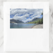 マクドナルド湖 – 氷河の国立公園 長方形シール (バッグ)