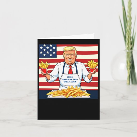 マクドナルド・フライを提供するトランプ カード (正面)