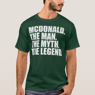 マクドナルド・マクドナルド姓マクドナルド Tシャツ