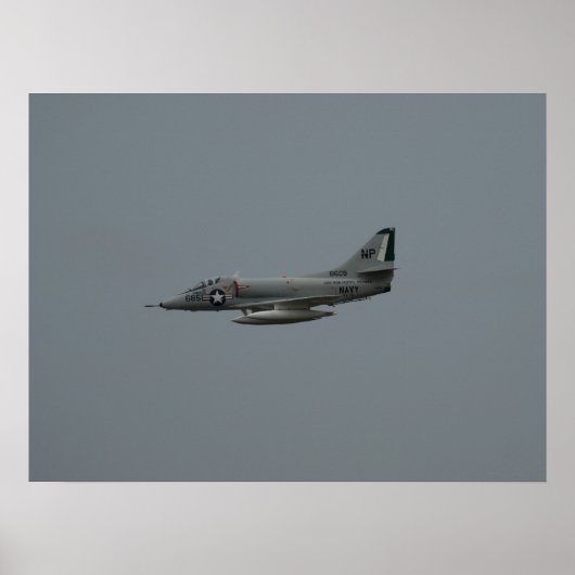マクドネル・ダグラスA-4スカイホーク。 ポスター (正面)