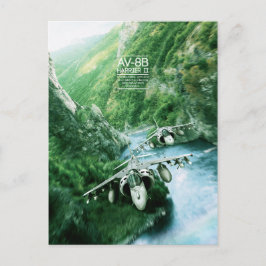 マクドネル・ダグラスAV-8BハリアーIIポストカード ポストカード