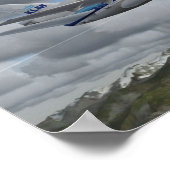 マクドネル・ダグラスDC-10 KLM王室のオランダ航空 ポスター (角)