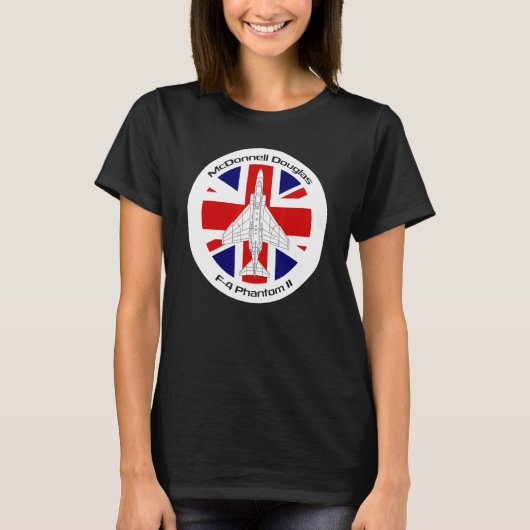 マクドネル・ダグラスF 4 Phantom Ii Uk Tシャツ (正面)