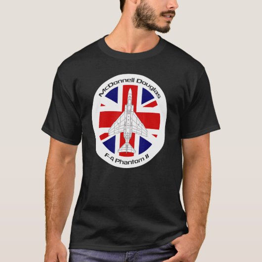 マクドネル・ダグラスF 4 Phantom Ii Uk Tシャツ (正面)