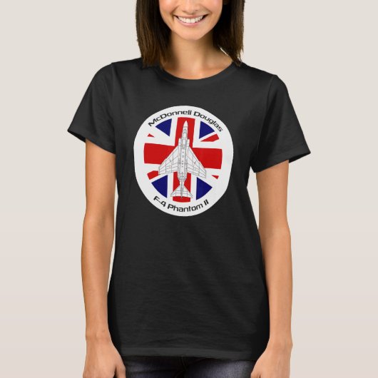 マクドネル・ダグラスF 4 Phantom Ii Uk Tシャツ (正面)