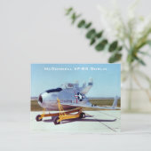 マクドネルXF-85ゴブリン葉書 ポストカード (スタンド正面)