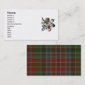 マクファーソンタータンチェックライオン 名刺 (正面/裏面)