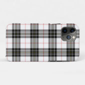 マクファーソンタータンチェック白黒プレイド Case-Mate iPhoneケース (裏面(横))