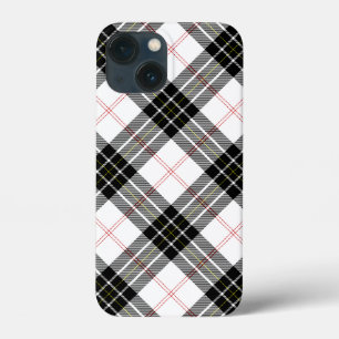 マクファーソンタータンチェック白黒プレイド iPhone 13 MINIケース
