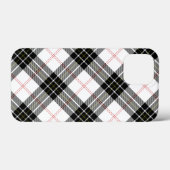 マクファーソンタータンチェック白黒プレイド Case-Mate iPhoneケース (裏面 (横))