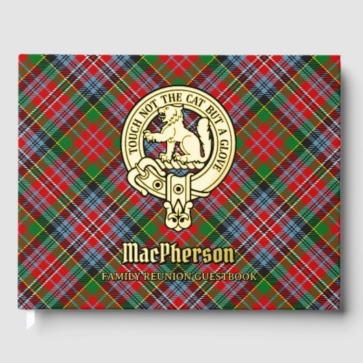 マクファーソンファミリー懇親会ゲストブック ゲストブック (正面)