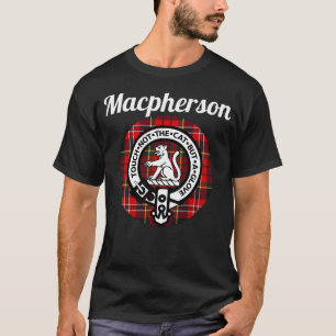 マクファーソン・クラン・スコットランドネームコート・オブ・アームズ Tシャツ