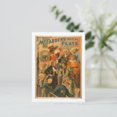 マクファーデンのフラッツ新版劇場の列 ポストカード (スタンド正面)