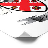 マクファーランド家紋コート・オブ・アームズ ポスター (角)