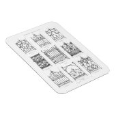 マクファーレンのCaからの鋳鉄門のデザイン マグネット (右側)