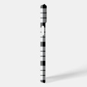 マクファーレンタータンチェック白黒プレイド Case-Mate iPhoneケース (裏面 / 右)