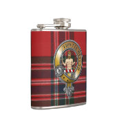 マクファーレンタータンチェック&バッジ フラスク (右)