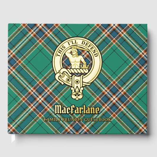 マクファーレンファミリー懇親会 ゲストブック (正面)