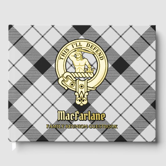 マクファーレンファミリー懇親会 ゲストブック (正面)
