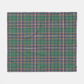 マクファーレン狩りモダンプレイド フリースブランケット (正面(横))