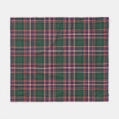 マクファーレン狩り古代プレイド フリースブランケット (正面(横))