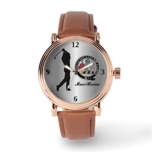 マクベインクランバッジゴルフ 腕時計