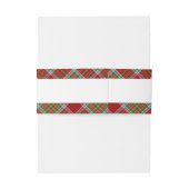 マクベインMacBeanクランタータンチェックスコティッシュプレイド 招待状ベリーバンド (裏面例)