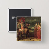 マクベスおよび3人の魔法使い1855年 缶バッジ (正面&裏面)