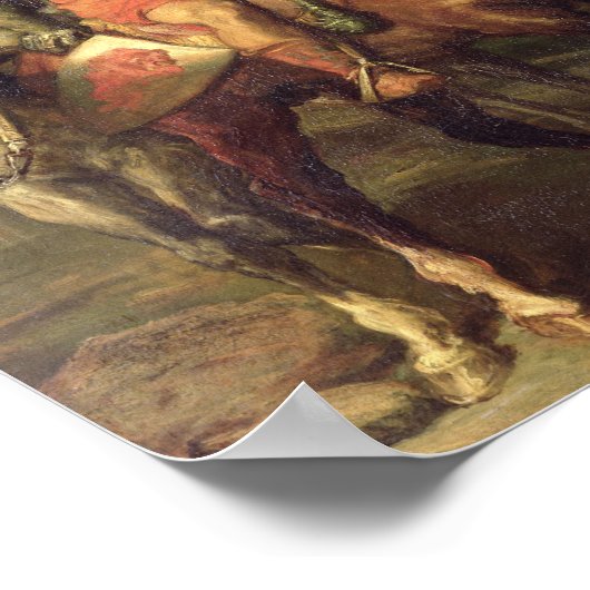 マクベスと三人の魔女, 1855 ポスター (角)