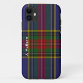 マクベスの一族のタータンチェック格子縞のiPhone 5sケース Case-Mate iPhoneケース (裏面)