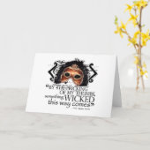 マクベスの引用文 カード (黄色い花)