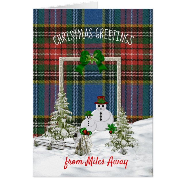 マクベスエンシェントタータンチェッククリスマス (正面)