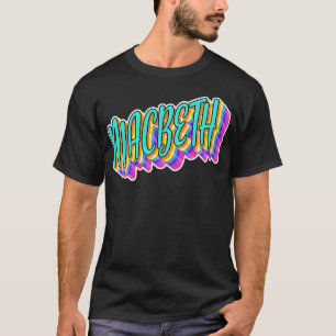 マクベスシェイクスピアレトロヴィンテージ劇場演技 Tシャツ