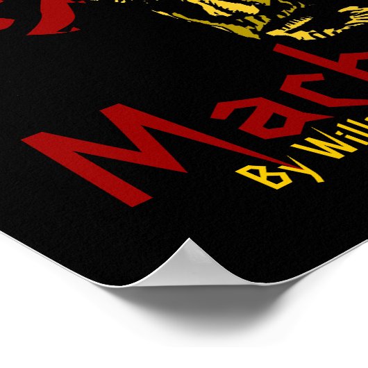 マクベスプロモーションポスターシェークスピアフェスティバル ポスター (角)