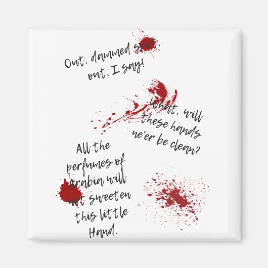 マクベス夫人マグネット マグネット (正面)