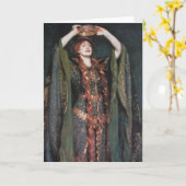 マクベス夫人 カード (黄色い花)
