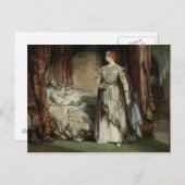 マクベス夫人， 1850 ポストカード (正面/裏面)